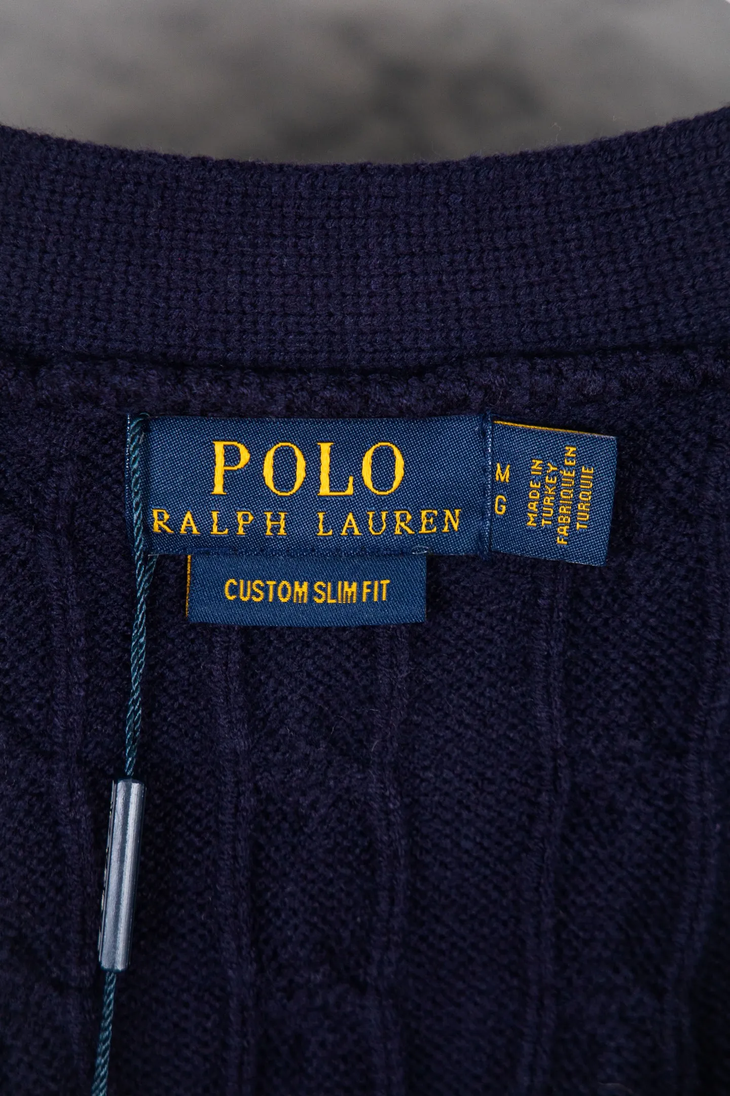 P260 2025SS Ralph Lauren Classic War Horse Small Label Twist Sweater Cardigan, the same style for men and women, this year's most popular half-zip series, made of 100% cotton material Color: Navy Blue White Gray Khaki Size: S M L XL